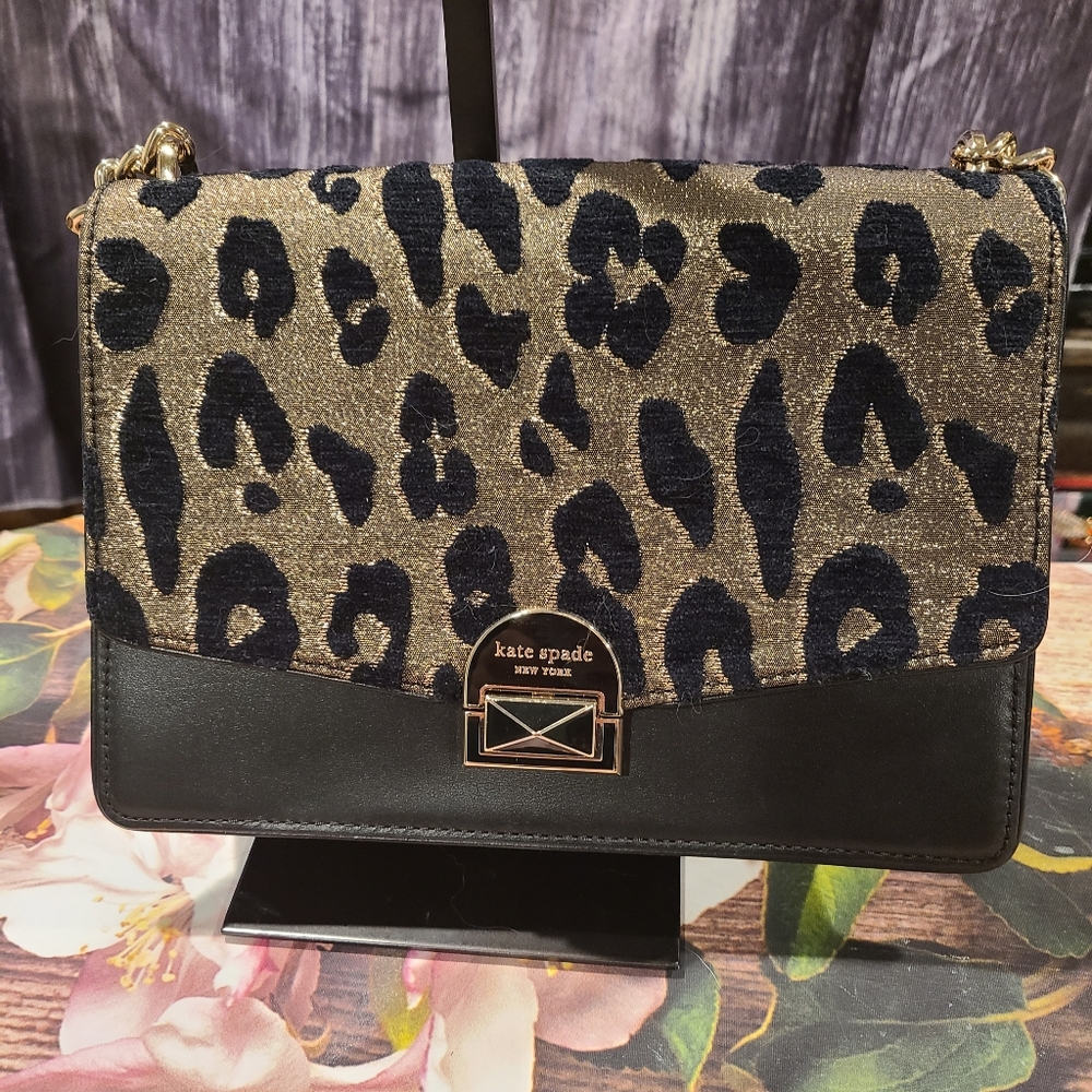 Kate Spade Neve Ocelot Shoulder Bag